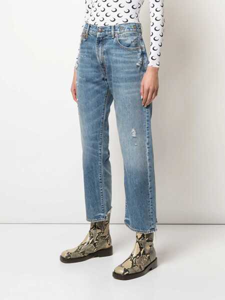 Blugi R13 Boyfriend Jeans BAIN W RIPS Femei (BM 18512950) 3