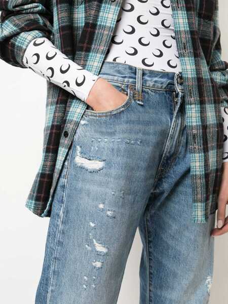 Blugi R13 Boyfriend Jeans BAIN W RIPS Femei (BM 18512950) 5