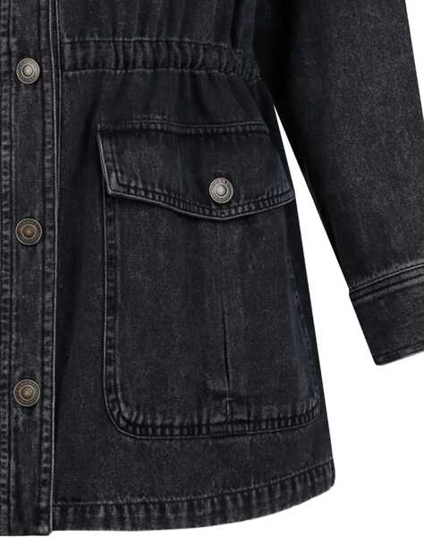 Jachete ISABEL MARANT ETOILE Nossia denim Jacket Vintage Black Femei (BM 18512974) 4