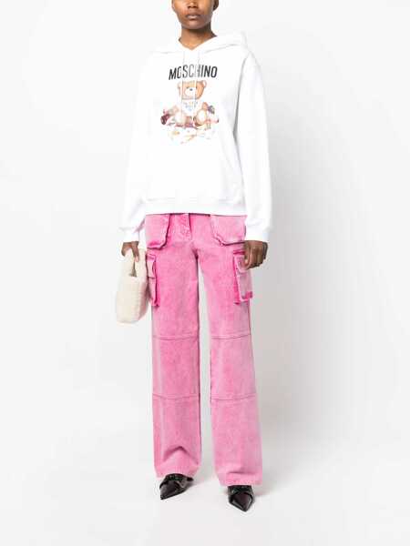 Bluze de trening Moschino Sweatshirt With Teddy Print WHITE Femei (BM 18513070) 2