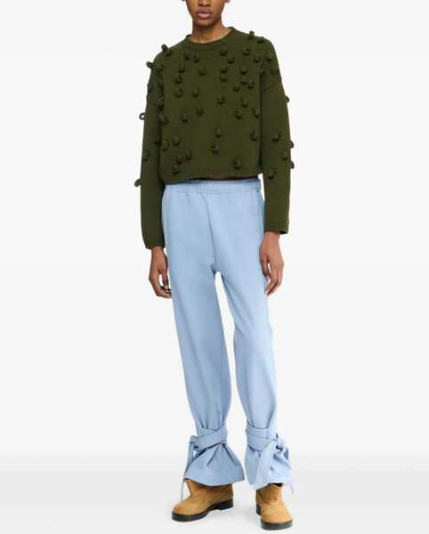 Pulovere casual JW Anderson Loop Cropped Jersey GREEN Femei (BM 18513118) 2