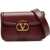 Valentino Garavani "9To5" Leather Pouch BORDEAUX