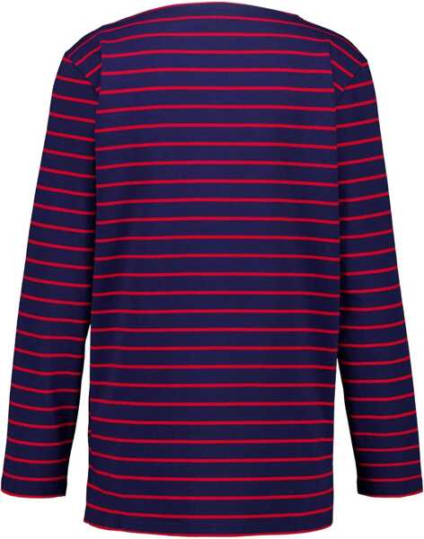 Tricouri Valentino Garavani Striped Cotton Jersey T-Shirt BLUE Femei (BM 18513127) 2