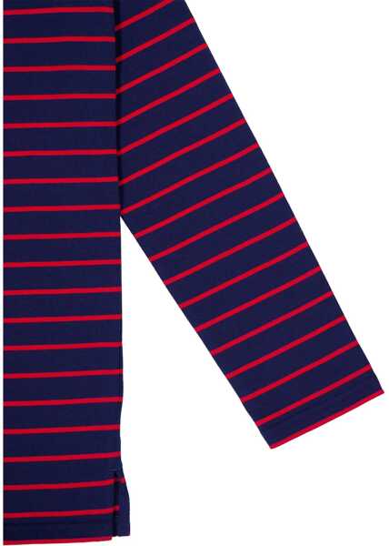 Tricouri Valentino Garavani Striped Cotton Jersey T-Shirt BLUE Femei (BM 18513127) 3