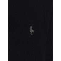 Pulovere pentru Barbati - Cardigane Ralph Lauren Black Cardigan With High Neck And Pony Embroidery On The Front In Wool Man Black Barbati (BM 18514215) - B-mall.ro