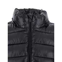 Geci de iarna Save the Duck Dama - Geci de iarna Save the Duck Cosmary Black Down Jacket With Removable Hood And Logo Patch On The Sleeve In Tech Fabric Woman Black Femei (BM 18514647) - B-mall.ro