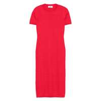 Rochii Fendi Ff Cotton Blend Midi Dress Femei