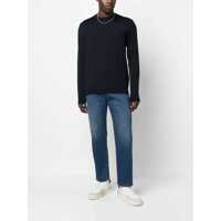 Pulovere Golden Goose pentru Barbati - Pulovere Golden Goose Golden Goose Deen Crew-Neck Wool Sweater BLUE Barbati (BM 18514902) - B-mall.ro
