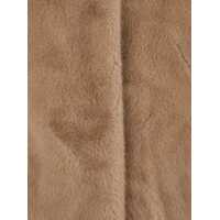 Imbracaminte PLAIN Dama - Geci PLAIN Beige Fur Jacket With High Neck And Concealed Front Closure In Ecofur Woman Beige Femei (BM 18515190) - B-mall.ro