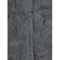 Imbracaminte PLAIN Dama - Geci PLAIN Grey Fur Jacket With High Neck And Concealed Front Closure In Ecofur Woman GREY Femei (BM 18515199) - B-mall.ro