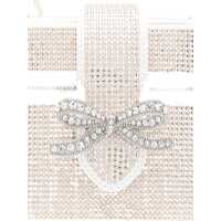 Genti de mana Self-Portrait Dama - Genti de mana Self-Portrait Beige Handbag With Crystal Embellishments And Bow Detail In Tech Fabric Woman Beige Femei (BM 18515574) - B-mall.ro