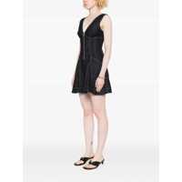 Rochii Self-Portrait Dama pagina 2 - Rochii Self-Portrait Blue Sleeveless Mini Dress With Bustier-Style Neckline And Contrasting Stitching In Denim Woman BLUE Femei (BM 18515619) - B-mall.ro