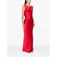 Rochii NORMA KAMALI Dama - Rochii NORMA KAMALI Red Sleeveless Dress With Draped Neckline And Low Rear In Tech Fabric Woman RED Femei (BM 18515826) - B-mall.ro