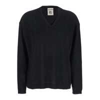 Topuri V Neck Wool Pull Femei