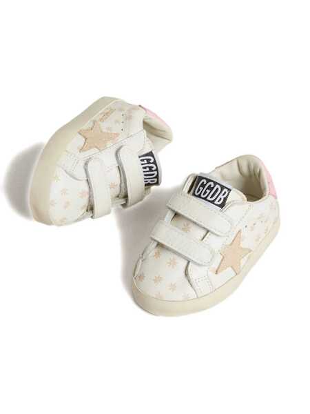 Sneakers Golden Goose BABY SCHOOL NAPPA UPPER WITH PRINTS SUEDE STAR LEATHER HEEL SNEAKERS White Fete (BM 18516045) 3