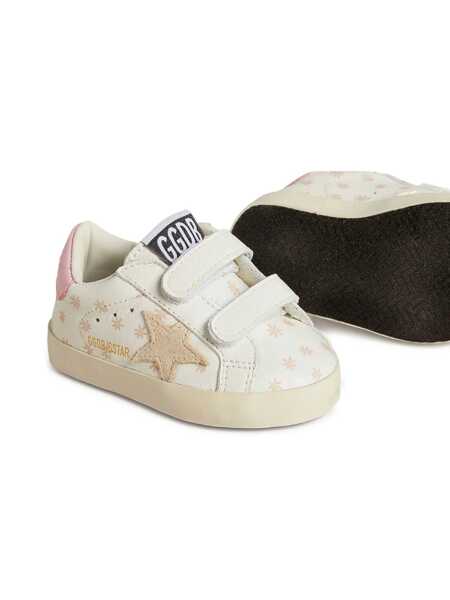 Sneakers Golden Goose BABY SCHOOL NAPPA UPPER WITH PRINTS SUEDE STAR LEATHER HEEL SNEAKERS White Fete (BM 18516045) 1