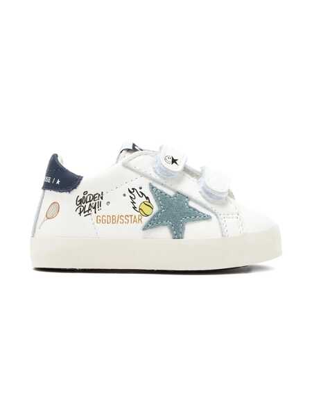 Sneakers Golden Goose BABY SCHOOL NAPPA UPPER WITH PRINTS SUEDE STAR LEATHER HEEL SNEAKERS White Fete (BM 18516048) 1