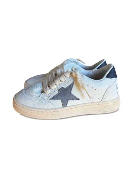 Sneakers Golden Goose BALLSTAR NAPPA UPPER TOE AND SPUR NABUK STAR LEATHER HEEL SNEAKERS White Fete (BM 18516081) 1
