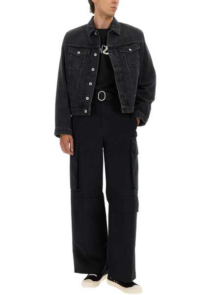 Jachete Kenzo Truker Jacket With Boke Flower Embroidery GREY Barbati (BM 18516346) 2