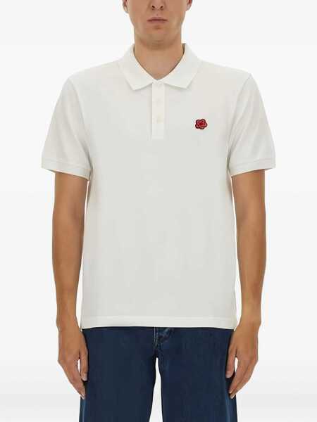 Tricouri Polo Kenzo Cotton Polo WHITE Barbati (BM 18516370) 1