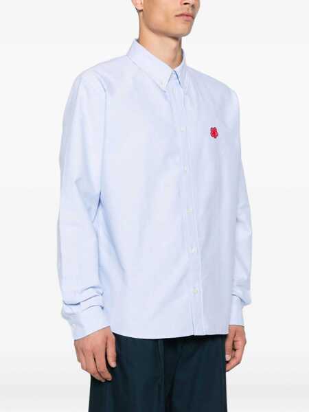 Camasi casual Kenzo Cotton Shirt AZURE Barbati (BM 18516373) 3