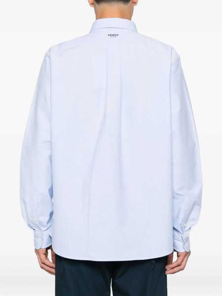 Camasi casual Kenzo Cotton Shirt AZURE Barbati (BM 18516373) 4