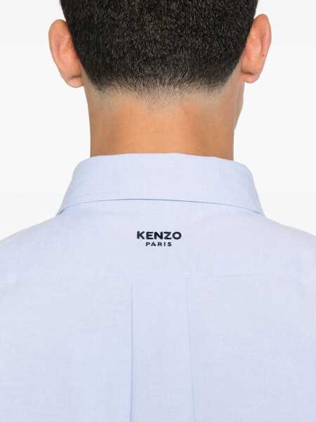 Camasi casual Kenzo Cotton Shirt AZURE Barbati (BM 18516373) 5