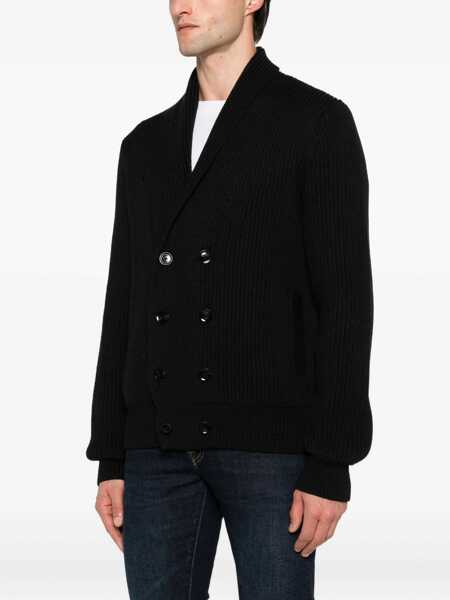 Cardigane Tom Ford Double-Breasted Cardigan BLACK Barbati (BM 18516391) 3