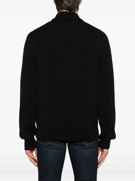 Cardigane Tom Ford Double-Breasted Cardigan BLACK Barbati (BM 18516391) 4