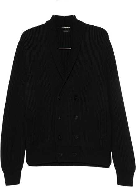 Cardigane Tom Ford Double-Breasted Cardigan BLACK Barbati (BM 18516391) 1
