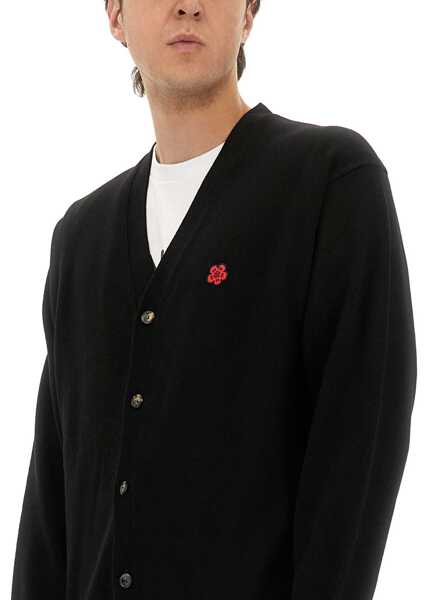 Cardigane Kenzo Wool Cardigan BLACK Barbati (BM 18516394) 4