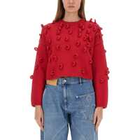 Pulovere casual Loop Cropped Jersey Femei