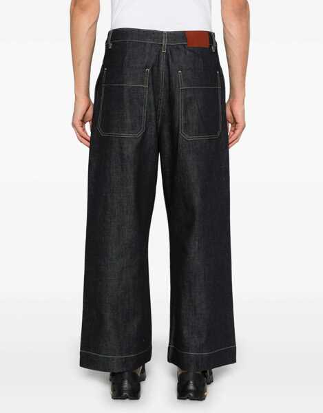 Blugi drepti STUDIO NICHOLSON Pantalone In Denim BLUE Barbati (BM 18517651) 4