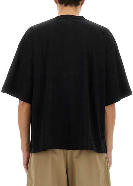 Tricouri STUDIO NICHOLSON T-Shirt In Jersey BLACK Barbati (BM 18517654) 3