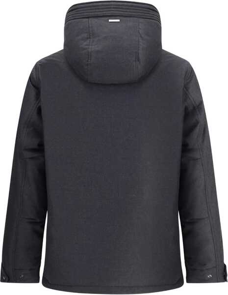 Geci de iarna Woolrich Virgin Wool Down Jacket GRAPHITE MELANGE Barbati (BM 18517690) 2