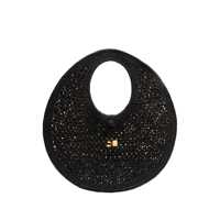 Genti de umar Jacquemus 'The Spiaggia Rond Bag' Shoulder Bag In Raffia Femei
