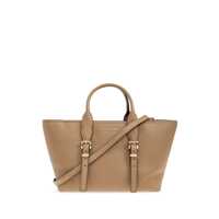 Genti de mana Michael Kors Calf Leather Shopping Bag In Beige Femei