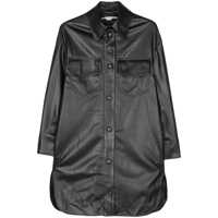 Topuri Stella McCartney Faux-Leather Overshirt Femei