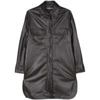 Topuri Stella McCartney Faux-Leather Overshirt Femei