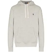 Tricouri Polo Polo Ralph Lauren Heather Grey Cotton-Blend Polo Pony Sweatshirt Barbati