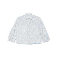 Camasi Xacus Sky Blue Floral Pattern Shirt Femei