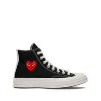 Sneakers Comme Des Garçons Play Cotton Sneakers In Black Femei