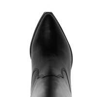 Bocanci Isabel Marant Dama - Bocanci Isabel Marant Duetro Black Ankle Boots With Western Heel In Leather Woman Black Femei (BM 18521355) - B-mall.ro