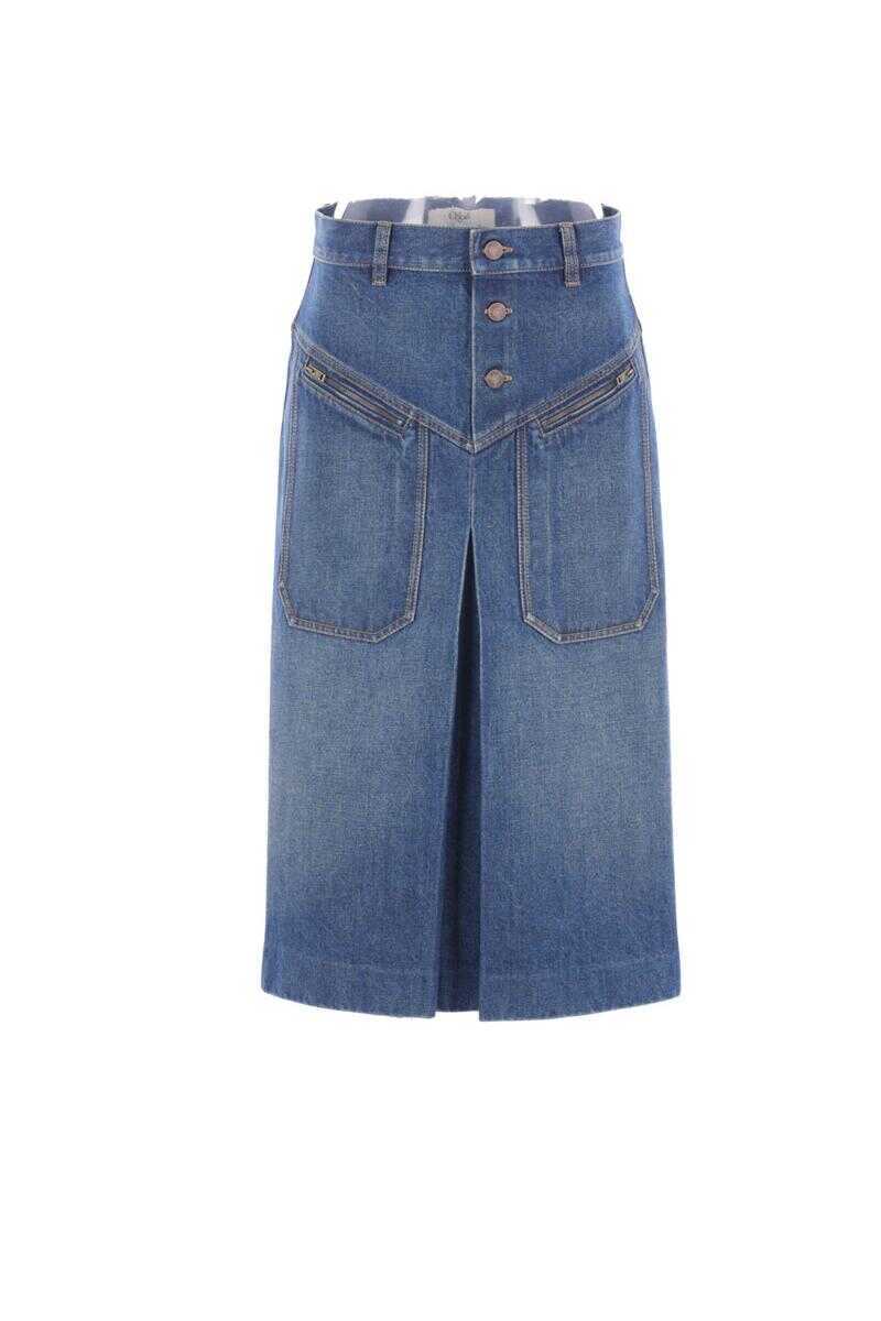 Fuste Chloe Chlo Skirts HAZY BLUE Femei (BM 18521559) 1