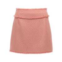 Fuste Dolce & Gabbana Pink Wool Miniskirt Femei
