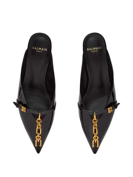 Pantofi cu toc Balmain Balmain Sandals Black Femei (BM 18522315) 4