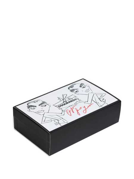 Portofele DSQUARED2 DSQUARED2 Gift Box Accessories Black Barbati (BM 18522525) 5