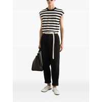Pulovere Dolce & Gabbana pentru Barbati - Pulovere Dolce & Gabbana Dolce & Gabbana Striped Cotton Sweater Black Barbati (BM 18522843) - B-mall.ro