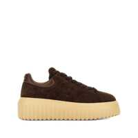 Sneakers Hogan H-Stripes Leather Sneakers Femei