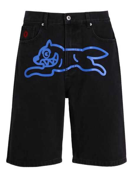 Pantaloni ICECREAM Icecream Running Dog Denim Jeans Black Barbati (BM 18523053) 1